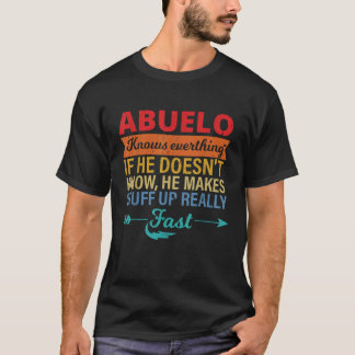 Camiseta Mens Abuelo sabe tudo que o vovô sabe do dia