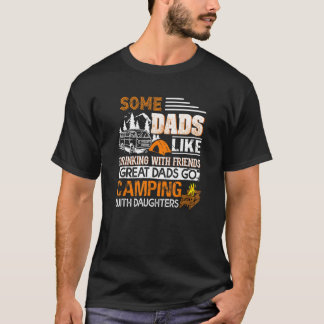 Camiseta Mens acampando Pai Papa Pai Pais Excelentes Vão ac