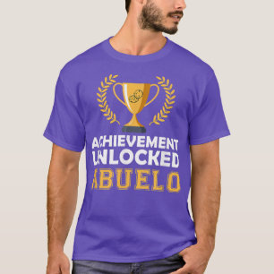 Camiseta Mens Achievement Unlocked Abuelo, New Spanish Gran