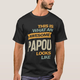 Camiseta Mens Admirável Papou Parece - Padre Gift
