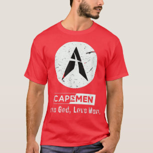 Camiseta Mens Adoram Deus, Amam Homens