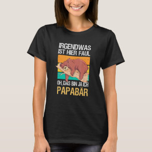 Camiseta Mens Algo está podre aqui Oh sou eu Papa B