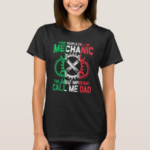 Camiseta Mens Algumas Pessoas Me Chamam De Porte Mecânico.