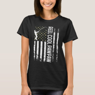 Camiseta Mens American Flag Reel Legal Pawpaw Para Pai Husb
