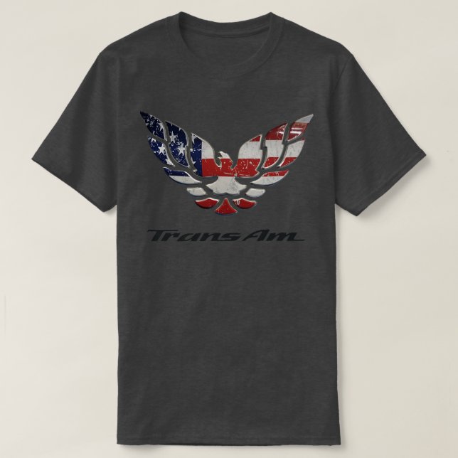 Camiseta Mens American Muscle Pontiac Firebird Trans Am  (Frente do Design)