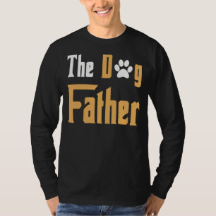 Camiseta Mens Animal Dog Pai Pai Melhor Pai Feliz Pai
