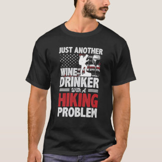 Camiseta Mens Apenas Mais Um Bebê De Vinho Com Um Provário 