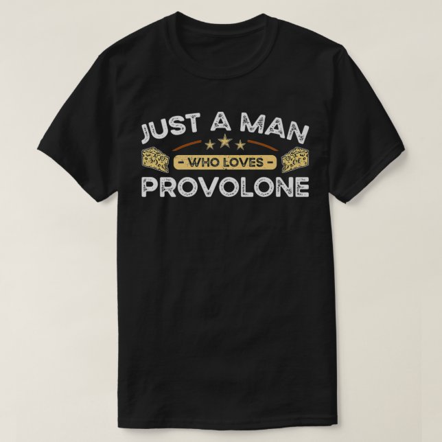Camiseta Mens Apenas Um Homem Que Ama O Prêmio De Queijo Pr (Frente do Design)