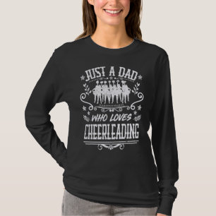 Camiseta Mens Apenas Um Pai Que Ama Cheerhead