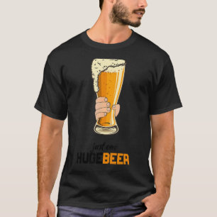 Camiseta Mens Apenas uma cerveja enorme por isso estou aqui