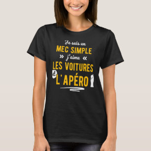 Camiseta Mens Apero Car Idea
