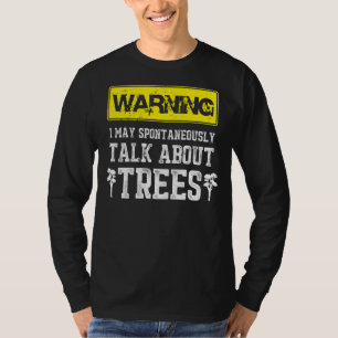 Camiseta Mens Arborist Fala Sobre Árvores Lumberjack 1