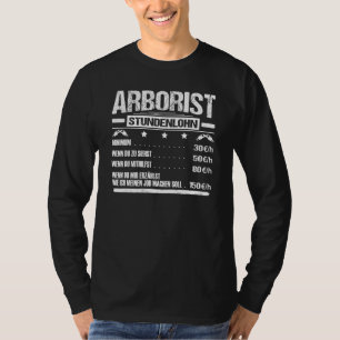 Camiseta Mens Arborist - Silvicultura Horária
