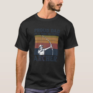 Camiseta Mens Archery Citação Por Um Pai De Um Arqueiro