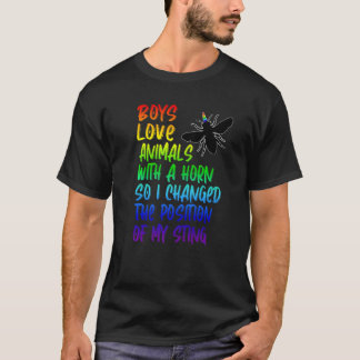 Camiseta Mens Arco-Íris Bebidas Orgulhosas Gay