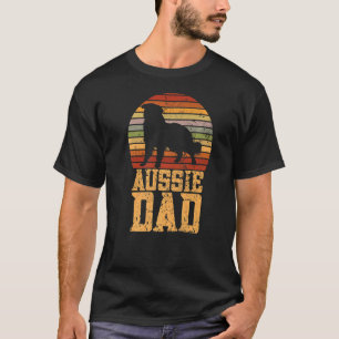 Camiseta Mens Aussie Pai Aussie Owner Australian Shepherd