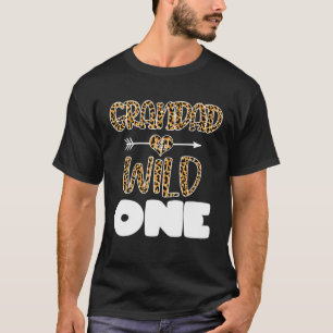Camiseta Mens Avô Da Boca Selvagem De Um Leopardo Imprime 1