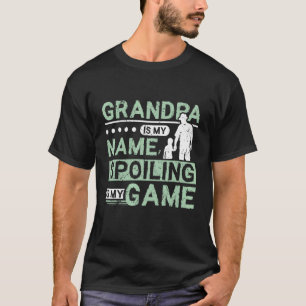 Camiseta Mens Avô é meu nome estragando é meu jogo