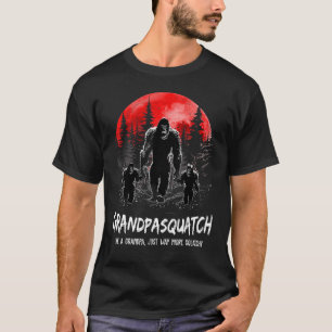 Camiseta Mens Avô Esquadrão Como Um Vovô Muito Mais