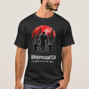 Camiseta Mens Avô Esquadrão Como Um Vovô Muito Mais