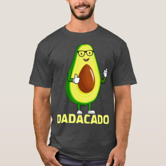 Camiseta Mens Avocado Lover Funny Dadacado Dia de os pais A