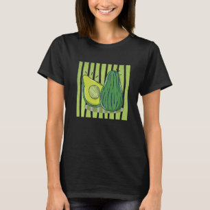 Camiseta Mens Avocado Vegan - Roupa de Halloween preguiçosa