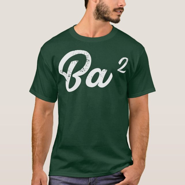 Camiseta Mens Ba ao quadrado Baba Vovô Ucraniano Engraçado  (Frente)