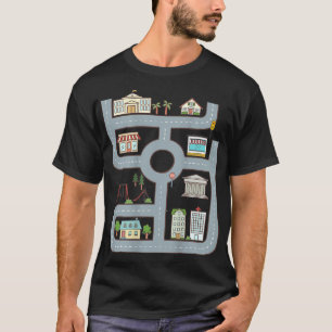 Camiseta Mens Backrub para Pai ou vovô, Kids Drive Cars