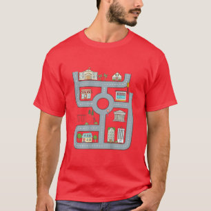 Camiseta Mens Backrub para Pai ou vovô, Kids Drive Cars