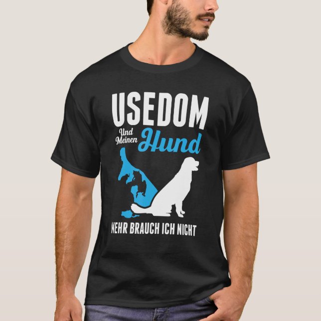 Camiseta Mens Baltic Sea Island Usedom Coast Holiday Beach  (Frente)
