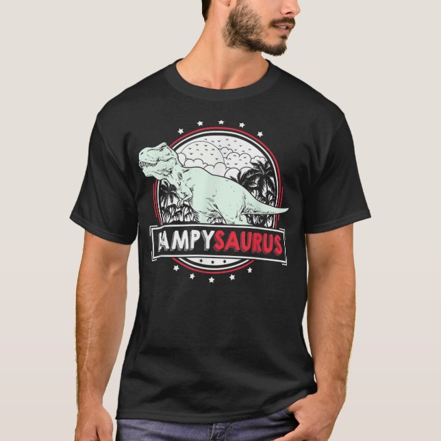 Camiseta Mens BampySaurus T Rex para Homens Bampy Funny (Frente)