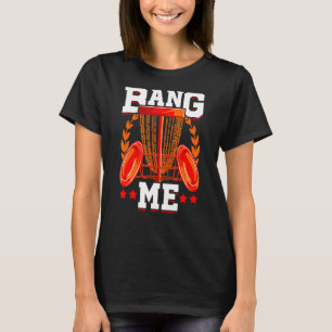 Camiseta Mens Bang Me Disc Golf Frisbee Golf Chats Disc S