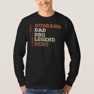 Camiseta Mens Barbecue Fumando Citação De Carne Para Barbec