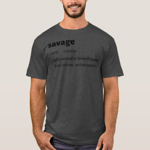 Camiseta Mens Barbell Savage Funny Workout Motivação do Gym