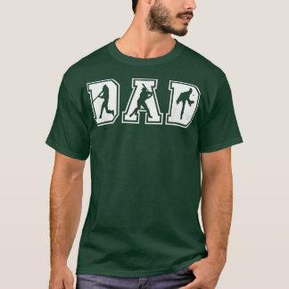 Camiseta Mens Baseball Dad Funny Fathers Day