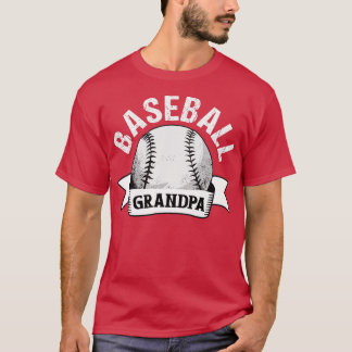 Camiseta Mens Baseball Grandpa Funny Baseball Grandfather