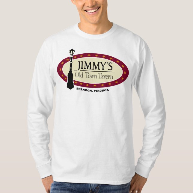 Camiseta Men's Basic White JOTT Logo Long Sleeve (Frente)