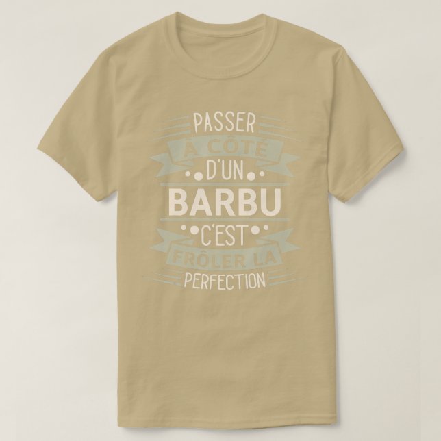 Camiseta Mens Beard Gift Beard Humor Perfeito (Frente do Design)