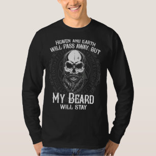 Camiseta Mens Beared Man My Beard Vai Ficar