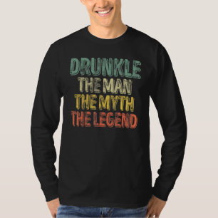 Camiseta Mens Bêbados O Homem O Mito Os Pais Da Lenda D