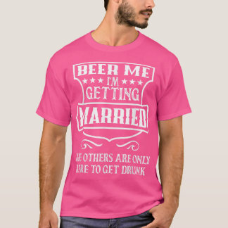 Camiseta Mens Bebam Eu Vou Casar Com O Noivado Bachelo