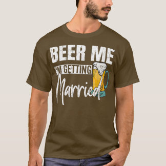 Camiseta Mens Bebam Eu Vou Casar-Me Com Casamento Engraçado