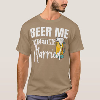Camiseta Mens Bebam Eu Vou Casar-Me Com Casamento Engraçado