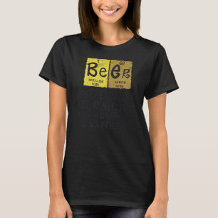 Camiseta Mens Beber Elemento Primário Para O Saneamento Da