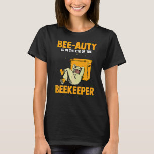 Camiseta Mens Bee Auty Está Nos Olhos Do Beekeeper Honey