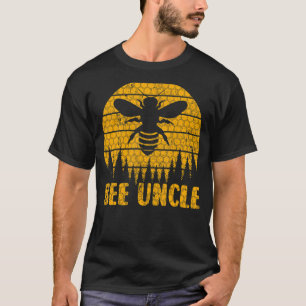 Camiseta Mens Bee Vintage Beekeeper Mantendo a Abelha Tio F