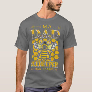 Camiseta Mens Beekeeper Pai Pai Dia de os pais Mel Abelha F
