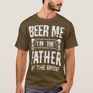 Camiseta Mens Beer Eu sou o Pai da Noiva Engraçado Wed