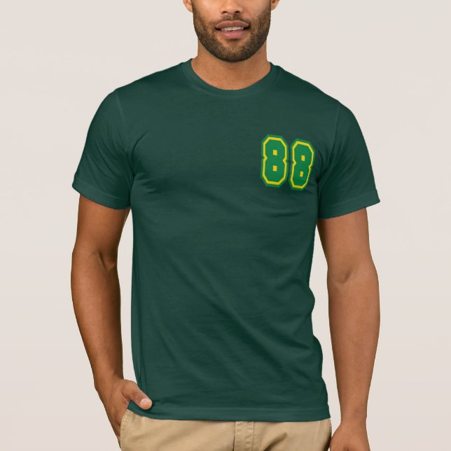 Camiseta Mens Bella Canvas (Forrest Green) (Frente)