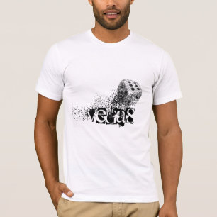 Camiseta Mens Bella Canvas T-Shirt-Vegas Dice